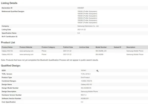 Galaxy-A52-Bluetooth-SIG-Certification-599x420.webp
