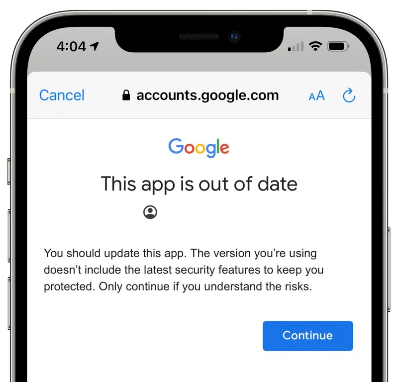 google-gmail-app-out-of-date-warning.webp