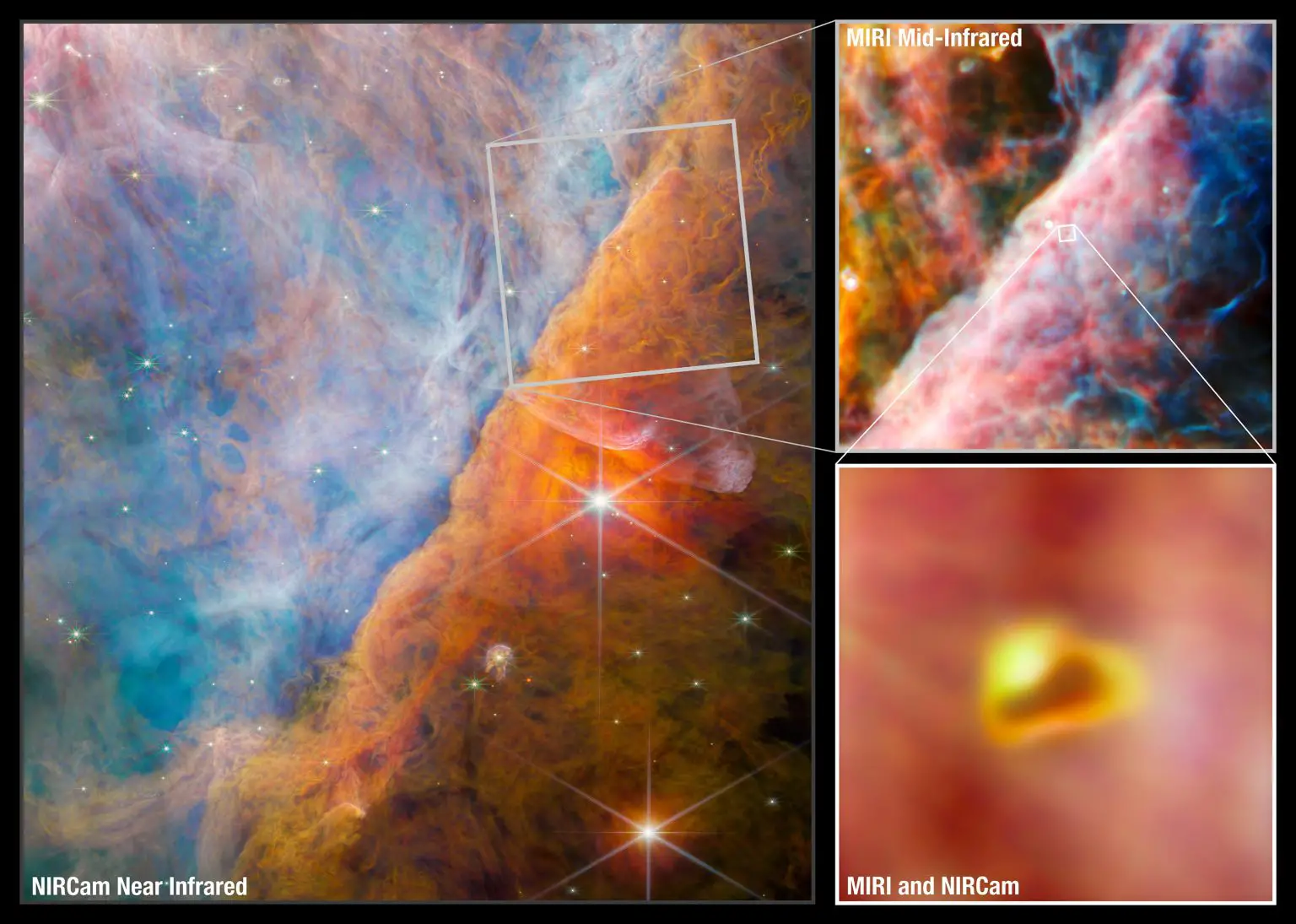 Orion-Bar-Collage-Webb-NIRCam-and-MIRI-Images-1536x1095.webp