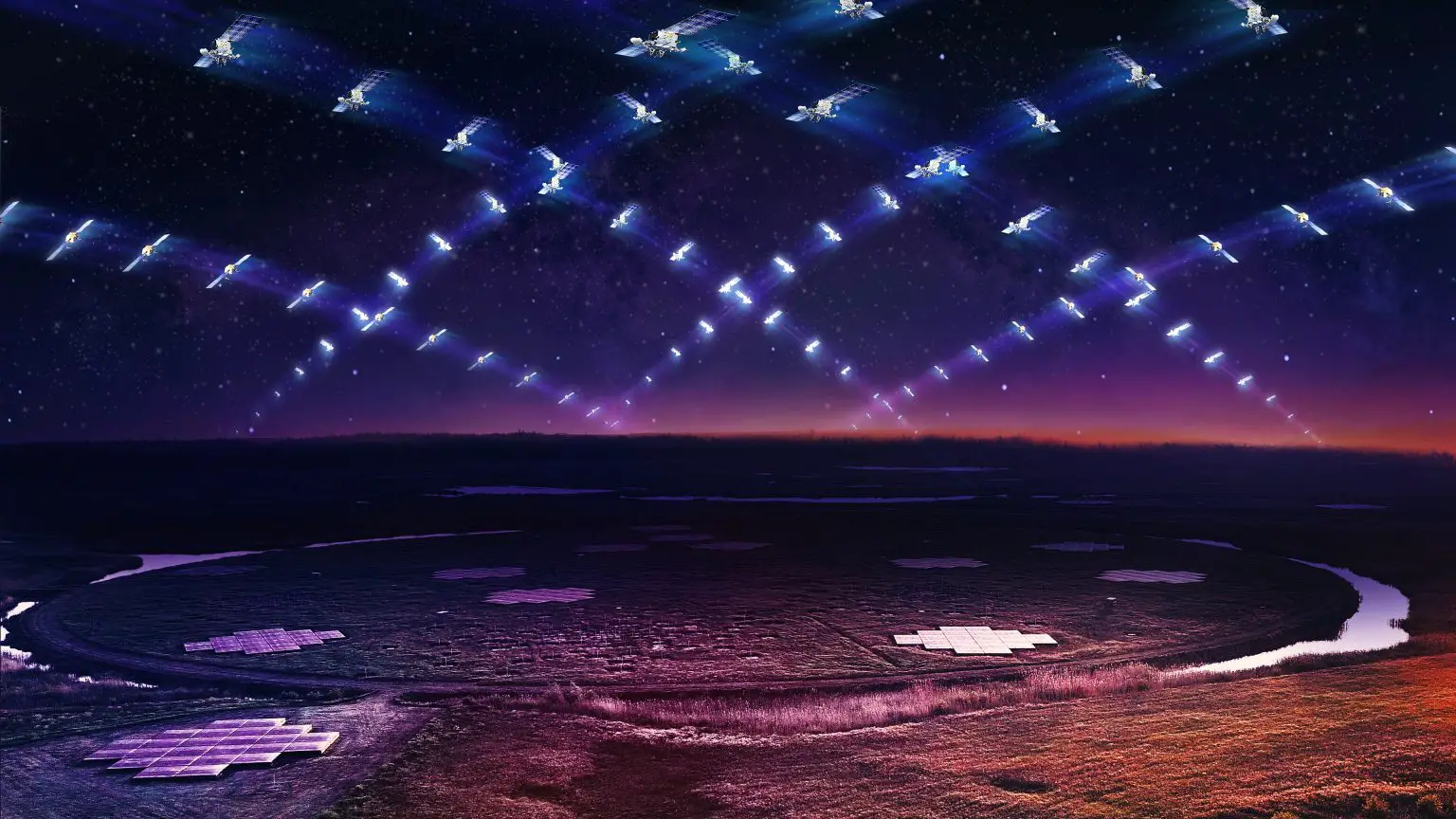 Large-Satellite-Constellation-in-Low-Earth-Orbit-Above-Lofar-Telescope-1536x864.webp