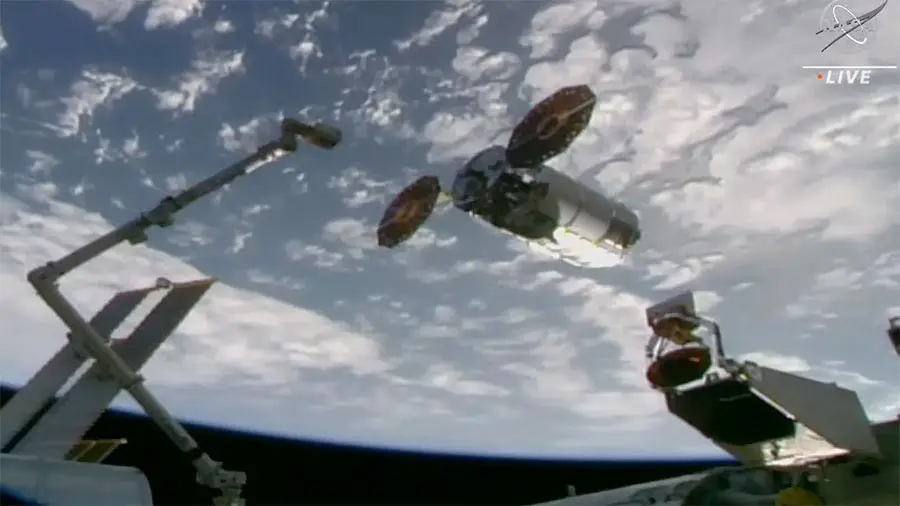 NASA-Astronauts-About-to-Capture-Cygnus-Cargo-Craft.webp
