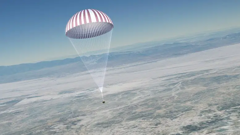 OSIRIS-REx-Sample-Return-Capsule-Main-Parachute-Deployed-777x437.webp