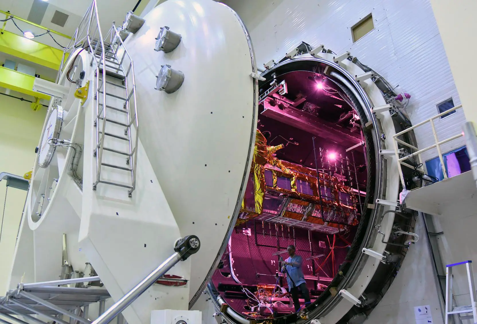 NISAR-Satellite-Enters-Thermal-Vacuum-Chamber.webp