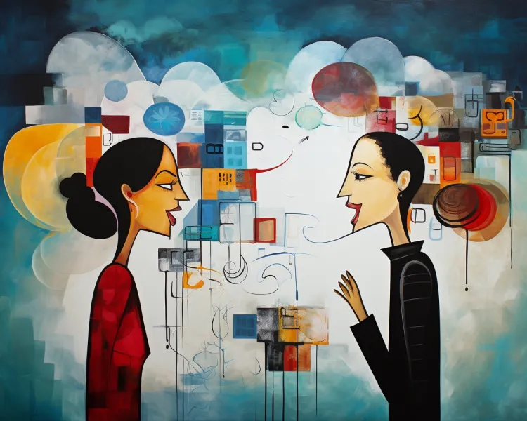 nuneybits_Abstract_painting_of_two_people_with_speech_bubbles_c_b2457dfd-af1e-4d7f-b81d-70bef4a9307f.webp