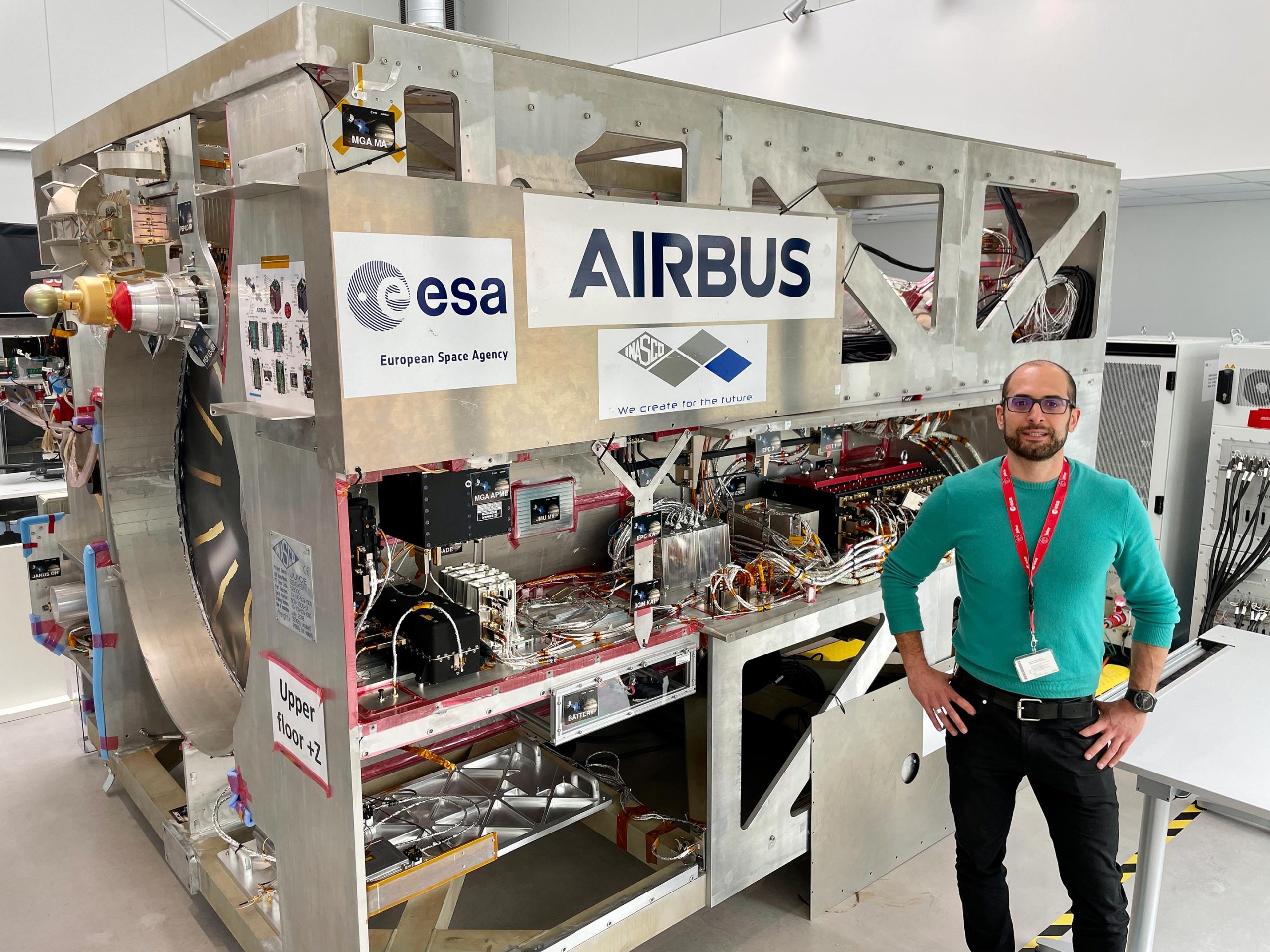 Giulio-Pinzan-With-Juice-Spacecraft-Engineering-Model-scaled.jpg