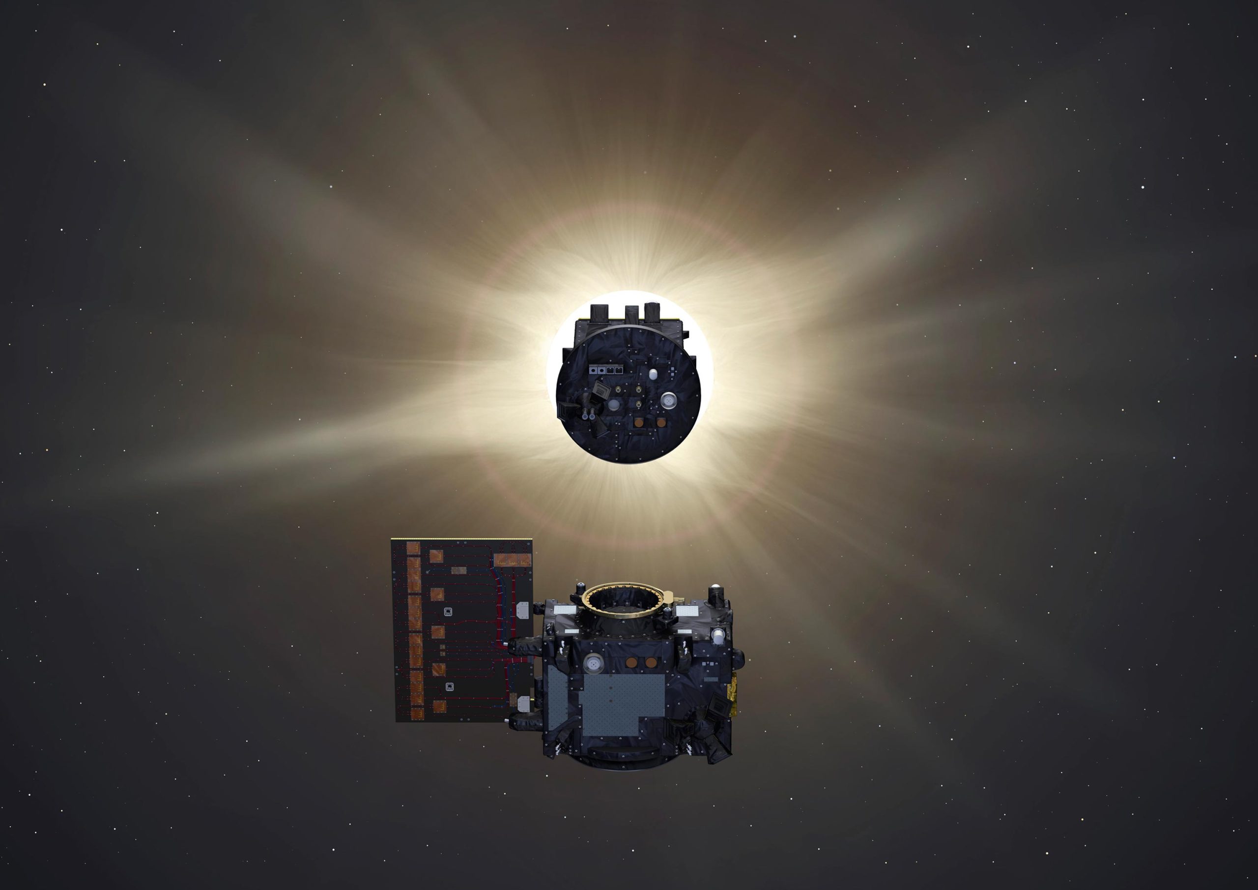 Proba-3-Occulter-Eclipsing-Sun-for-Coronagraph-Spacecraft-scaled.jpg