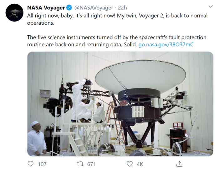Screenshot_2020-03-05 NASA Voyager on Twitter All right now, baby, it’s all right now My twin, Voyager 2, is back to normal[...].png