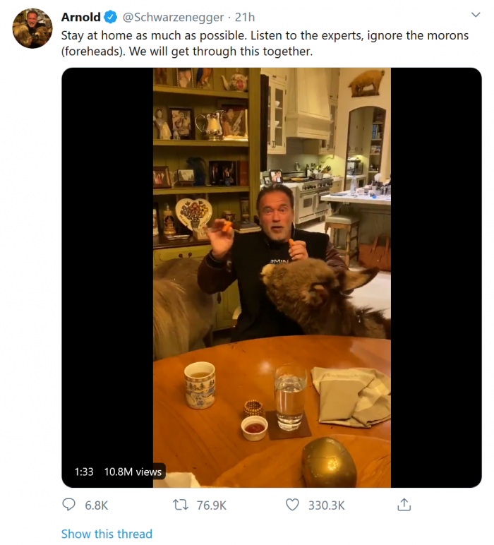 Screenshot_2020-03-17 Arnold on Twitter Stay at home as much as possible Listen to the experts, ignore the morons (forehead[...].png