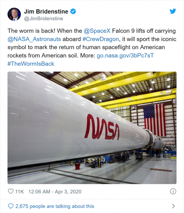 Screenshot_2020-04-03 NASA brings back its iconic ‘worm’ logo for upcoming Falcon 9 Crew Dragon launch.png