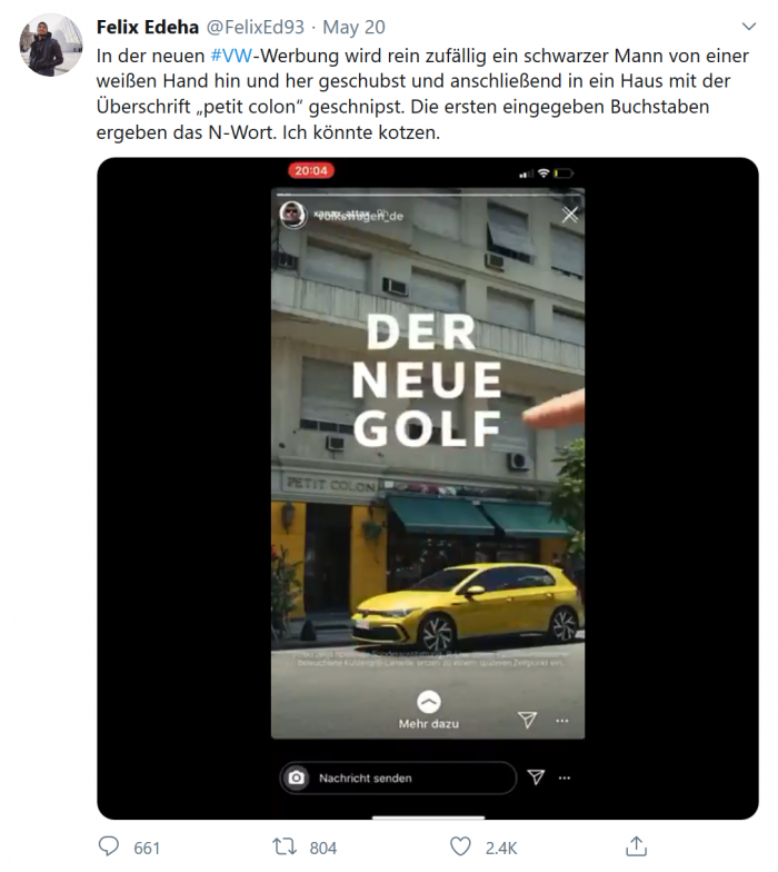 Screenshot_2020-05-22 Felix Edeha on Twitter In der neuen #VW-Werbung wird rein zufällig ein schwarzer Mann von einer weiße[...].png