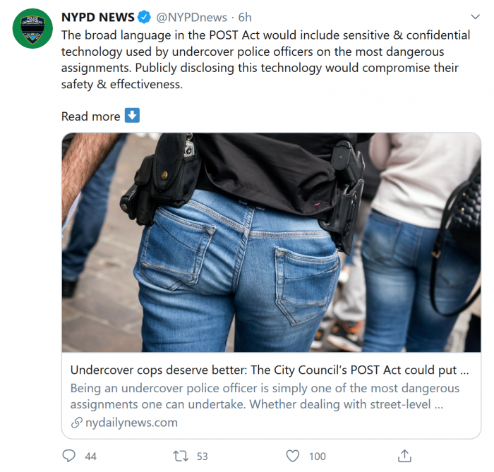 Screenshot_2020-06-19 NYPD NEWS on Twitter The broad language in the POST Act would include sensitive amp; confidential tec[...].png