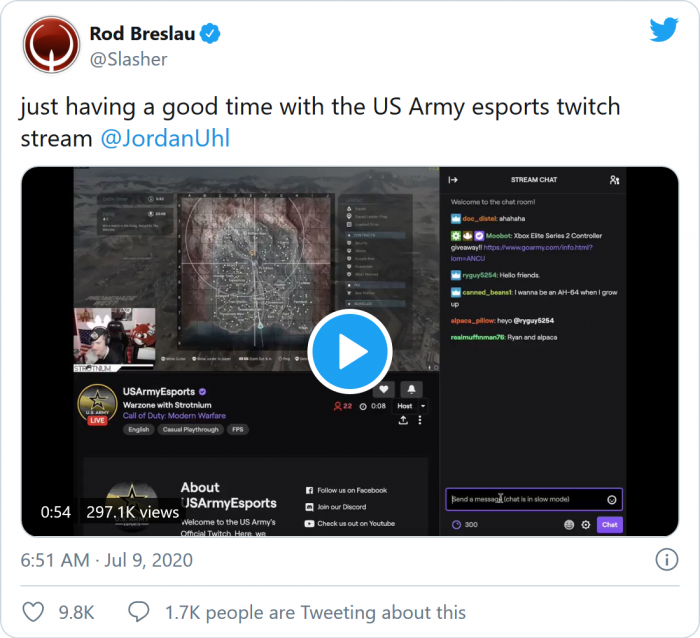 Screenshot_2020-07-24 US Army pauses video game streams after accusations of violating free speech.png
