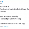Facebook Twitter和Instagram账号遭黑客攻击