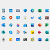 用户对于微软发布的Windows 10新图标意见两极