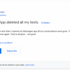 [图]部分Google Messages用户反馈：错误显示发送方 删除所有短信