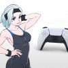 PS5手柄拟人化插画欣赏 手柄女孩为何如此可爱？
