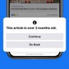 Facebook将在用户分享过时内容前向他们展示一个弹窗警告