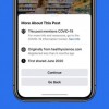 为解决新冠错误信息病毒式传播问题  Facebook给相关转发加上“减速带”