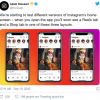 Instagram正在主屏幕上测试专门的Reels和Shops标签页