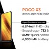 POCO X3印度上市：骁龙732G、6000mAh电池 16999卢比起售