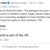 亚马逊客服团队被指地理知识不及格 认为北爱尔兰不是英国的一部分