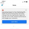 [图]Facebook向广告主发出提醒：iOS 14隐私策略将严重影响投放效果