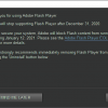 Windows 10开始出现Adobe Flash Player寿终正寝弹窗提醒
