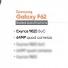 三星Galaxy F62智能手机面板图曝光  采用四摄像头设计内建耳机插孔