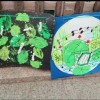 姥姥在自家院子为6岁外孙办画展 网友羡慕：真是暖心