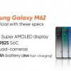 [图]三星Galaxy M62即将发布：6.7吋打孔屏+6400万主摄+7000mAh电池