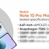 红米Note 10红米Note 10 Pro红米Note 10 Pro Max渲染图及规格泄露