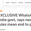 WhatsApp已在德里高等法院对莫迪政府提出法律诉讼