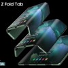 Galaxy Z Fold Tab概念渲染图：侧翼折叠双铰链 厚度仅增加一倍