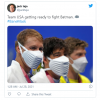 网友：美国奥运代表队的口罩让他们看起来像《蝙蝠侠》中的反派人物