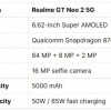 骁龙870新机realme GT Neo2印度曝光 售价约合人民币1900元
