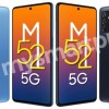 [图]Galaxy M52 5G高清渲染图：6.7吋屏幕+6400万主摄