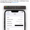 尽管有着较小的刘海 但iPhone 13状态栏中的电池百分比暂时不会出现