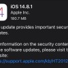 苹果开始推送iOS 14.8.1与iPadOS 14.8.1安全更新