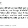 AMD助攻也赶不上 传三星Exynos 2200 GPU性能不及骁龙8