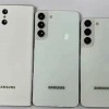 Galaxy S22、Galaxy S22 Plus、Galaxy S22 Ultra真机同框泄露
