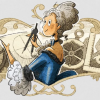 Google doodle纪念法国数学家沙特莱侯爵夫人