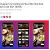 与TikTok争夺短视频市场？Instagram测试竖滑功能
