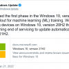 微软开始向仍使用Windows 10 20H2的用户推送21H2版本