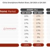 苹果iPhone在中国手机市场的份额达到历史最高水平