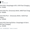 红米K50售价曝光：采用8 Gen1的电竞版 售价3499元