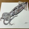 日本画师绘制超逼真立体画 实物跃然纸上难辨真假