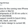 自称是郭明錤的Twitter账户泄露了5G iPhone SE的更多细节