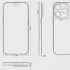 iPhone 14 Pro详细尺寸图曝光：比前代更厚、感叹号挖孔面积巨大
