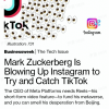 扎克伯格急着挖角TikTok创作者 却碰了一鼻子灰