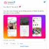 Instagram允许用户将最多三个帖子固定在其个人资料网格顶部
